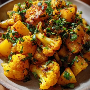 Potatoes Cauliflower Indian Recipe Turmeric Gilded Aloo Gobi 1762487264.6616864