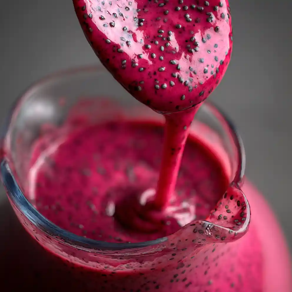 raspberry vinaigrette recipe Hot Pink Poppy Seed Drizzle