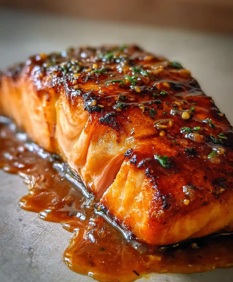 salmon glaze recipe Miso Maple Amber Brush