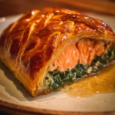 Salmon Wellington Recipe Spinach Layer And Lemon Glaze 1762519134.2997315