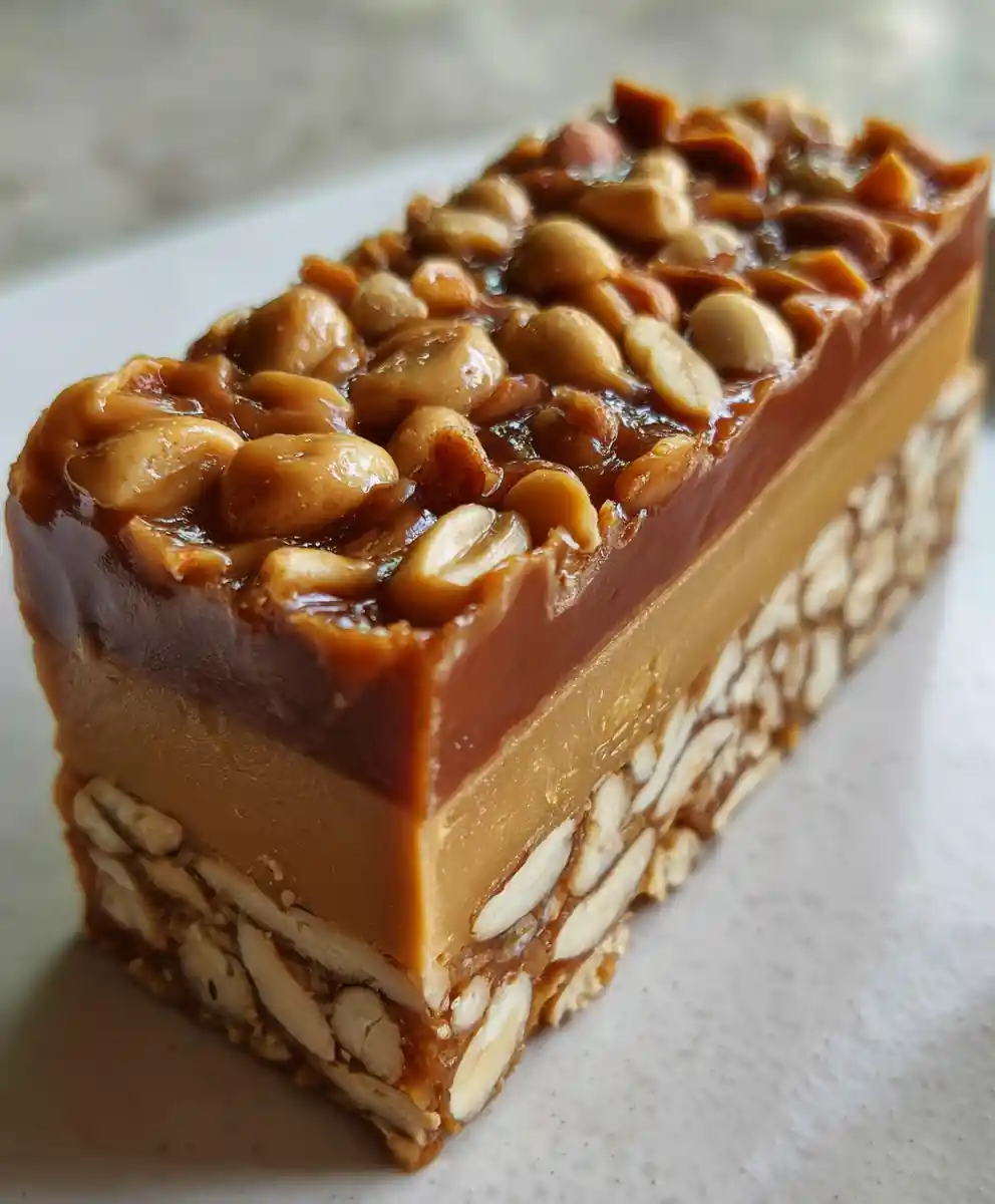 salted nut roll recipe Caramel Peanut Bars