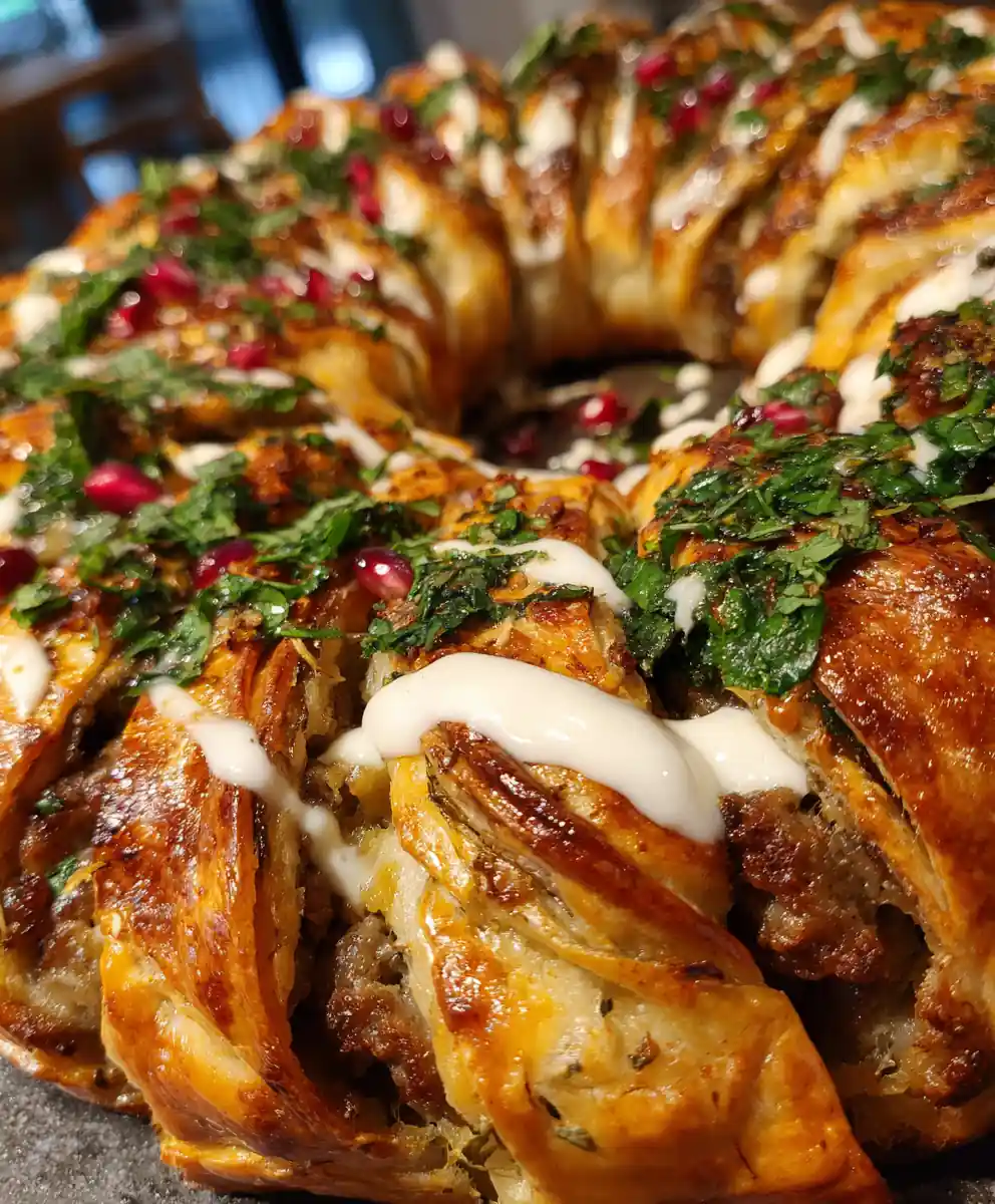 sausage roll wreath recipe