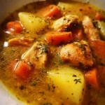 Slow Cooker Chicken Stew Recipe Golden Thyme Broth 1762080197.1864347