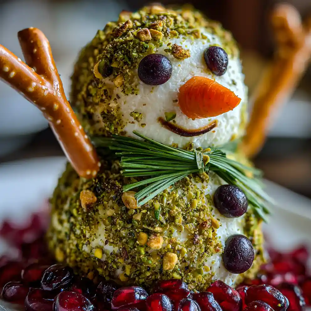 snowman cheese ball recipe