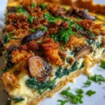 Spinach Mushroom Quiche Recipe 1764073921.233091