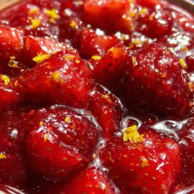 Strawberry Compote Recipe Lemon Zested Ruby Sauce 1762492626.6086457
