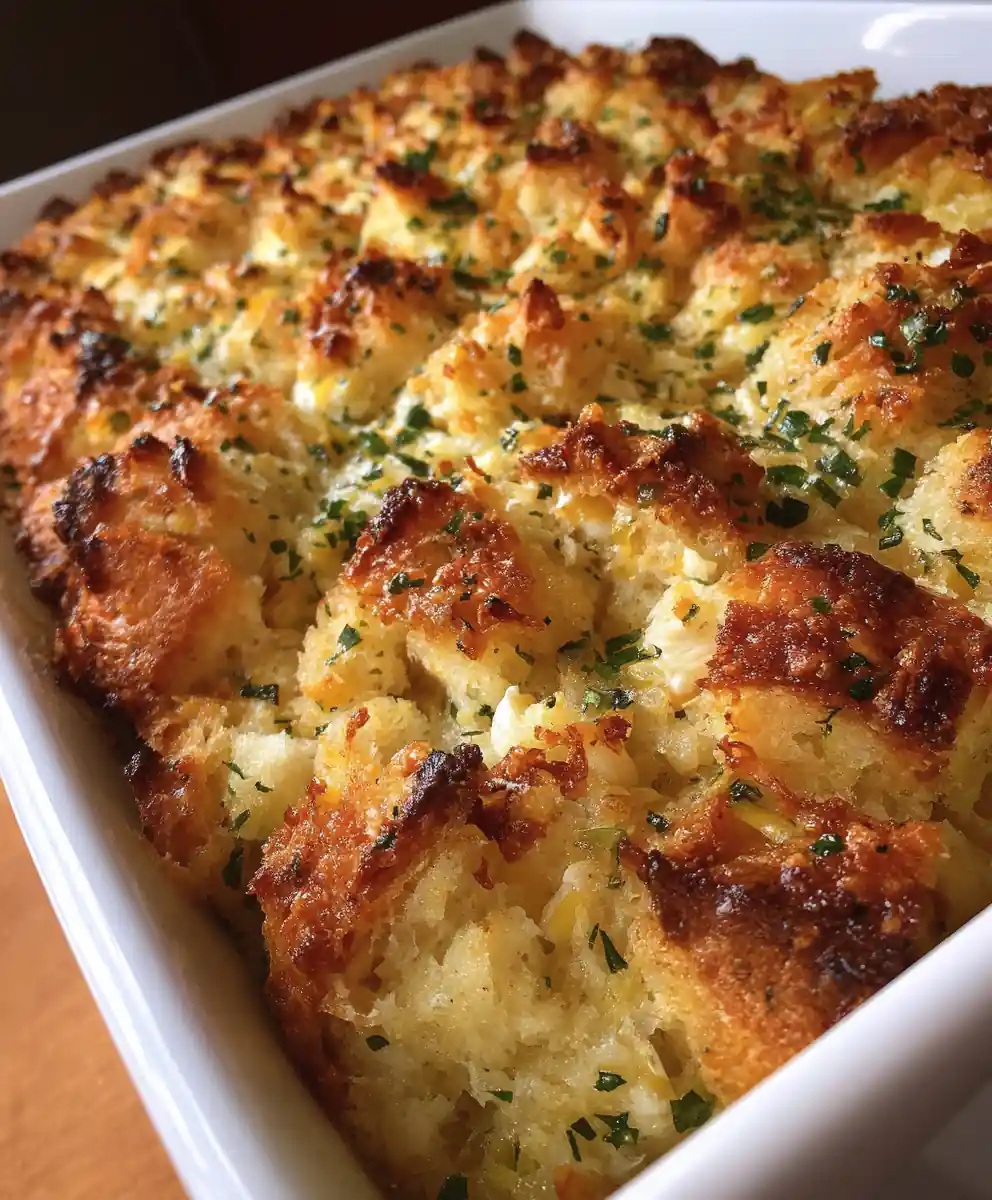 stuffing casserole recipe Herb Golden Topping