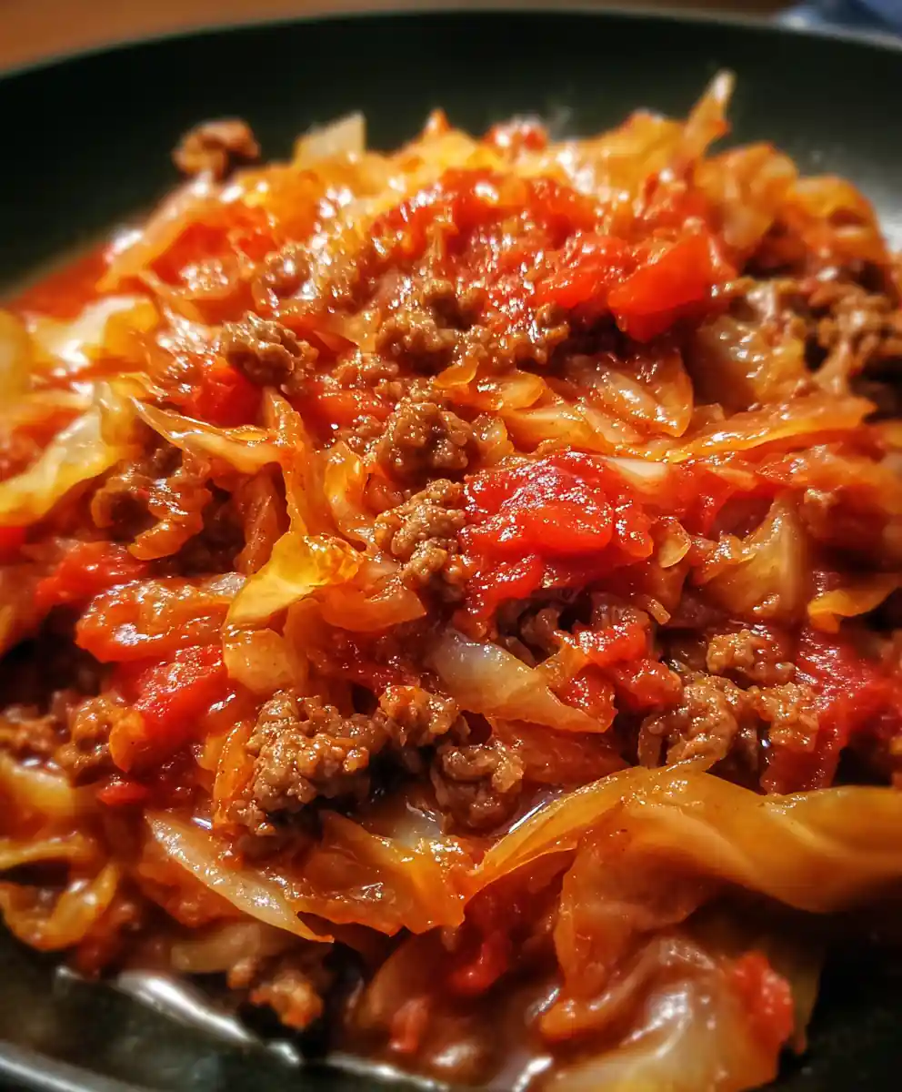 sweet and sour cabbage recipe Ruby Vinegar Skillet