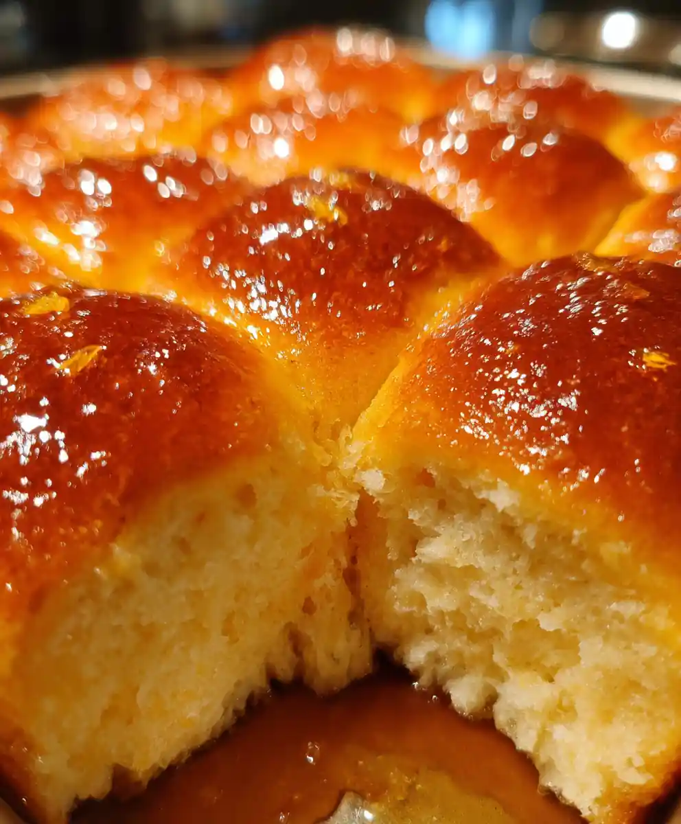 sweet potato rolls recipe Saffron Honey Brushed