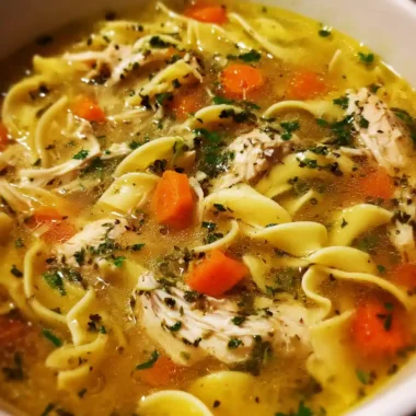 Turkey Soup Recipe With Carcass Golden Herb Noodle 1762089464.2232025