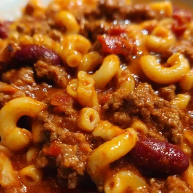 Zippys Chili Recipe Brick Red With Macaroni Scatter 1762474349.4158087