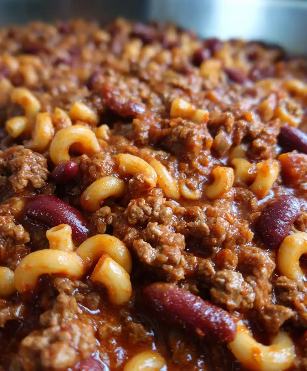 zippy's chili recipe Brick-Red With Macaroni Scatter