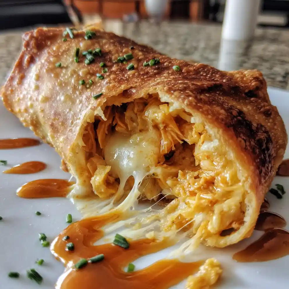 buffalo chicken egg rolls recipe