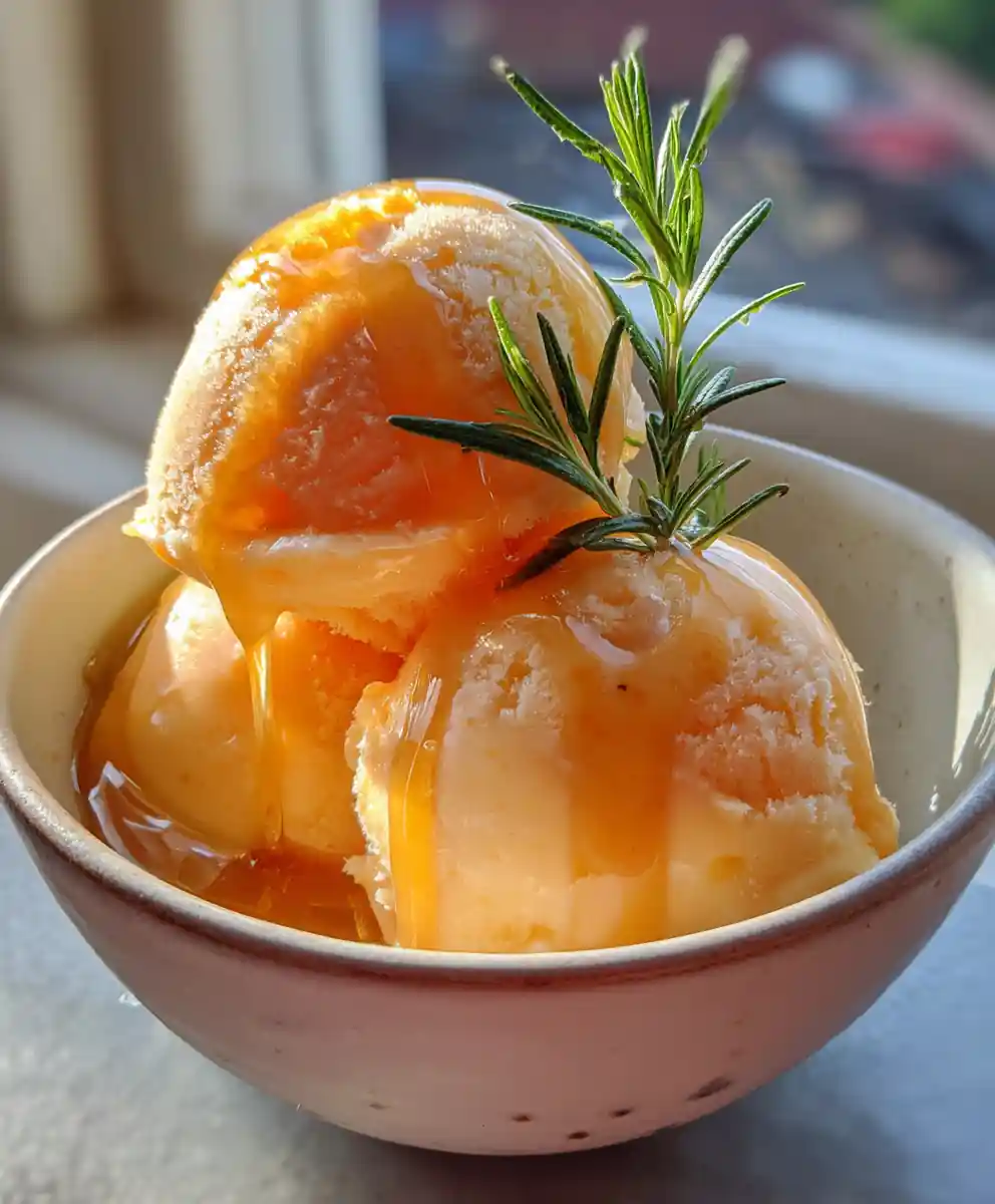 peach sorbet recipe