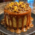 Banana Pecan Caramel Layer Cake With Cinnamon Spiced Caramel Drizzle 1767854147.1259615