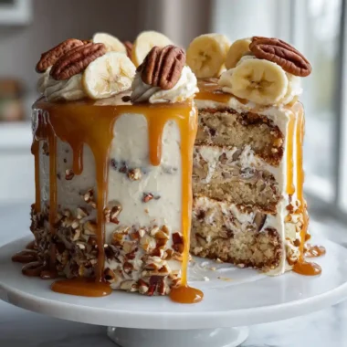 Banana Pecan Caramel Swirl Cake 1767868586.1548145