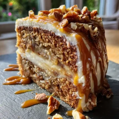 Banana Walnut Caramel Swirl Cake 1767841189.7367382