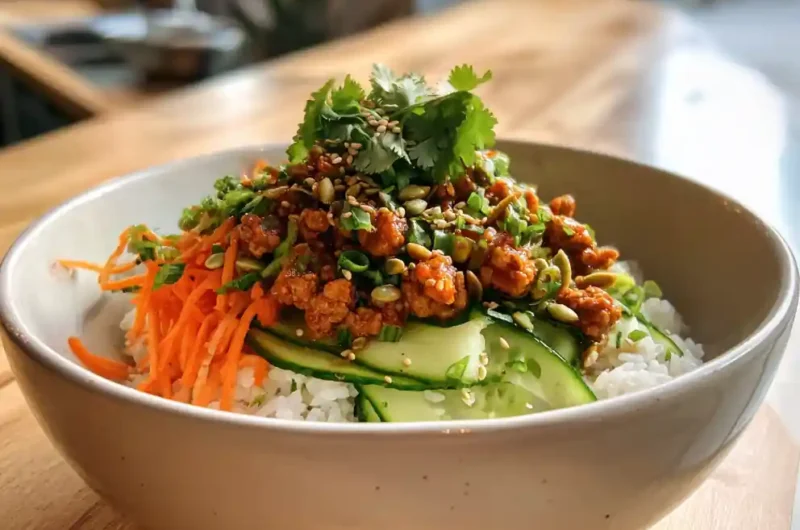Bang Bang Ground Turkey Rice Bowls With Creamy Avocado Lime Drizzle 1767797460.1994681