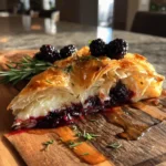 Brie And Blackberry Phyllo Tart With Rosemary Honey Drizzle 1767863189.36123
