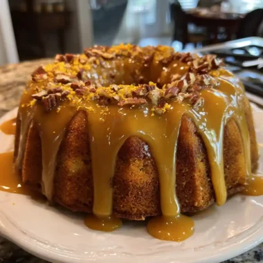 Cardamom Orange Caramel Glazed Apple Pecan Cake 1767864114.353391