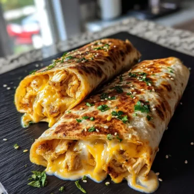 Cheesy Garlic Chicken Wraps With Smoky Chipotle Lime Cream 1767851955.135557