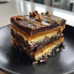 Chocolate Caramel Nut Bars With A Salted Buttercream Ribbon 1767854083.9822211