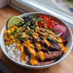 Citrus Marinated Carne Asada Bowls With Chipotle Lime Crema 1767850455.4010172