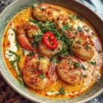 Coconut Curry Shrimp With Lime Infused Coconut Cream Swirl 1767833641.6144066