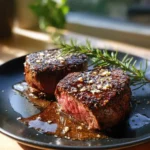 Coffee Crusted Filet Mignon With Rosemary Garlic Butter 1767816314.031346