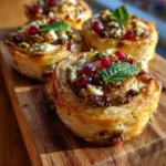 Cranberry Feta Pinwheels With Pomegranate Drizzle 1767807944.9827082