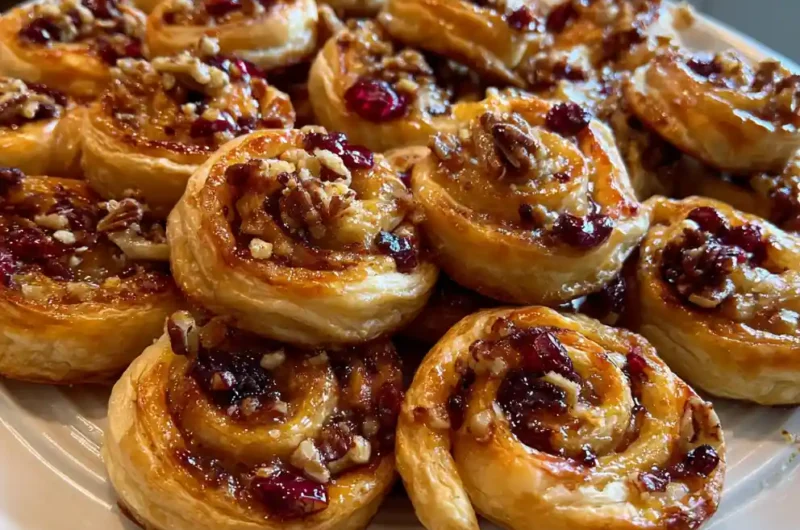 Cranberry Pecan Cream Cheese Pinwheels With Citrus Honey Glaze 1767865869.6916275