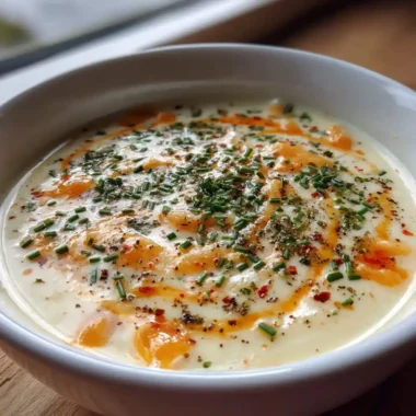 Creamy Canadian Cheese Soup With Herb Infused Cheese Swirl 1767842473.6641798