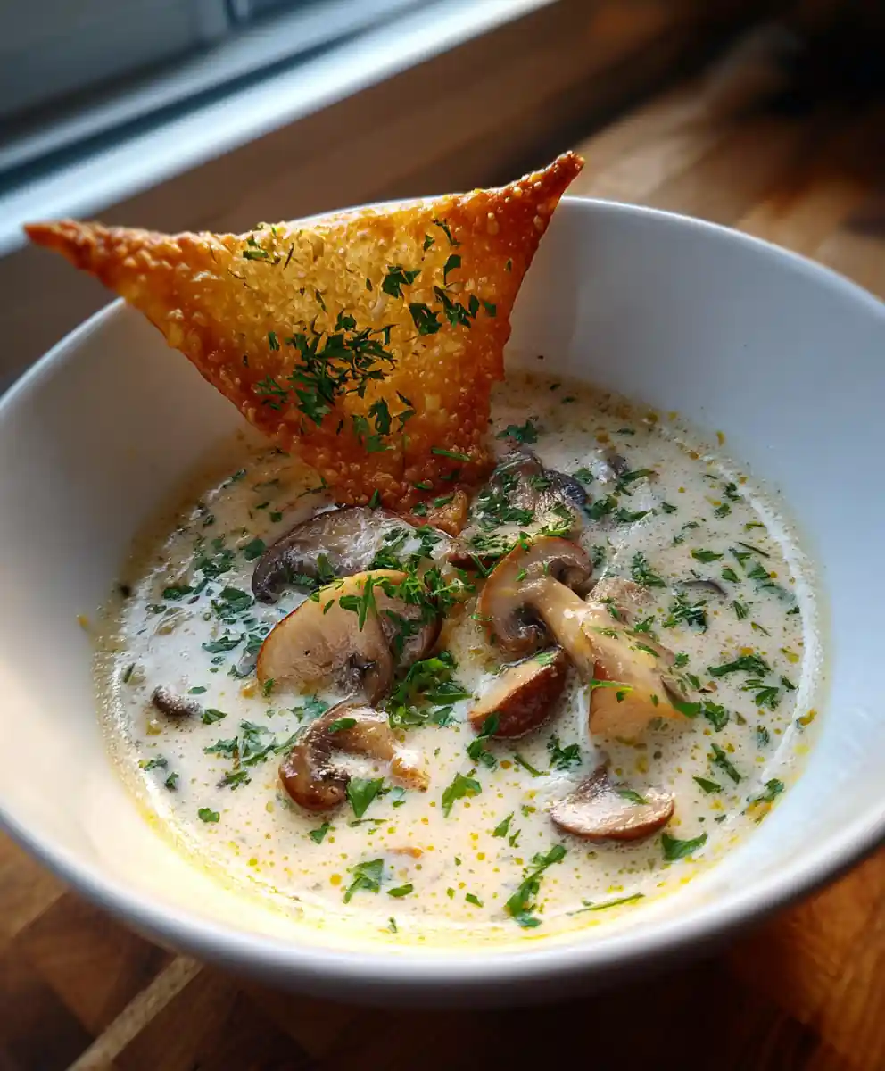 Creamy Italian Penicillin Soup with Rosemary Garlic Oil Swirl