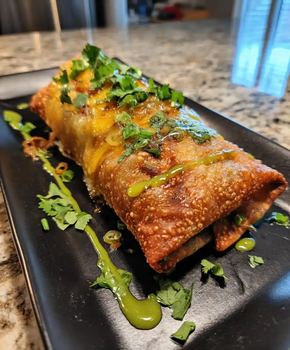 Crispy Philly Cheesesteak Egg Rolls with Jalapeño Cheese Ribbon