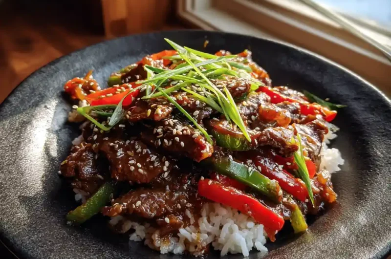 Crock Pot Pepper Steak With Miso Ginger Glaze 1767846190.4861975