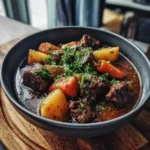 Crockpot Beef Stew With Coffee Rub And Herb Garlic Drizzle 1767838469.4771051