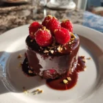 Dark Chocolate Raspberry Mousse Cake With Pistachio Praline Crunch 1767834832.5649571