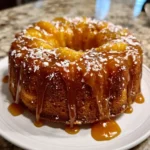 Fresh Peach Cake With Salted Caramel Glaze 1767862631.1242497
