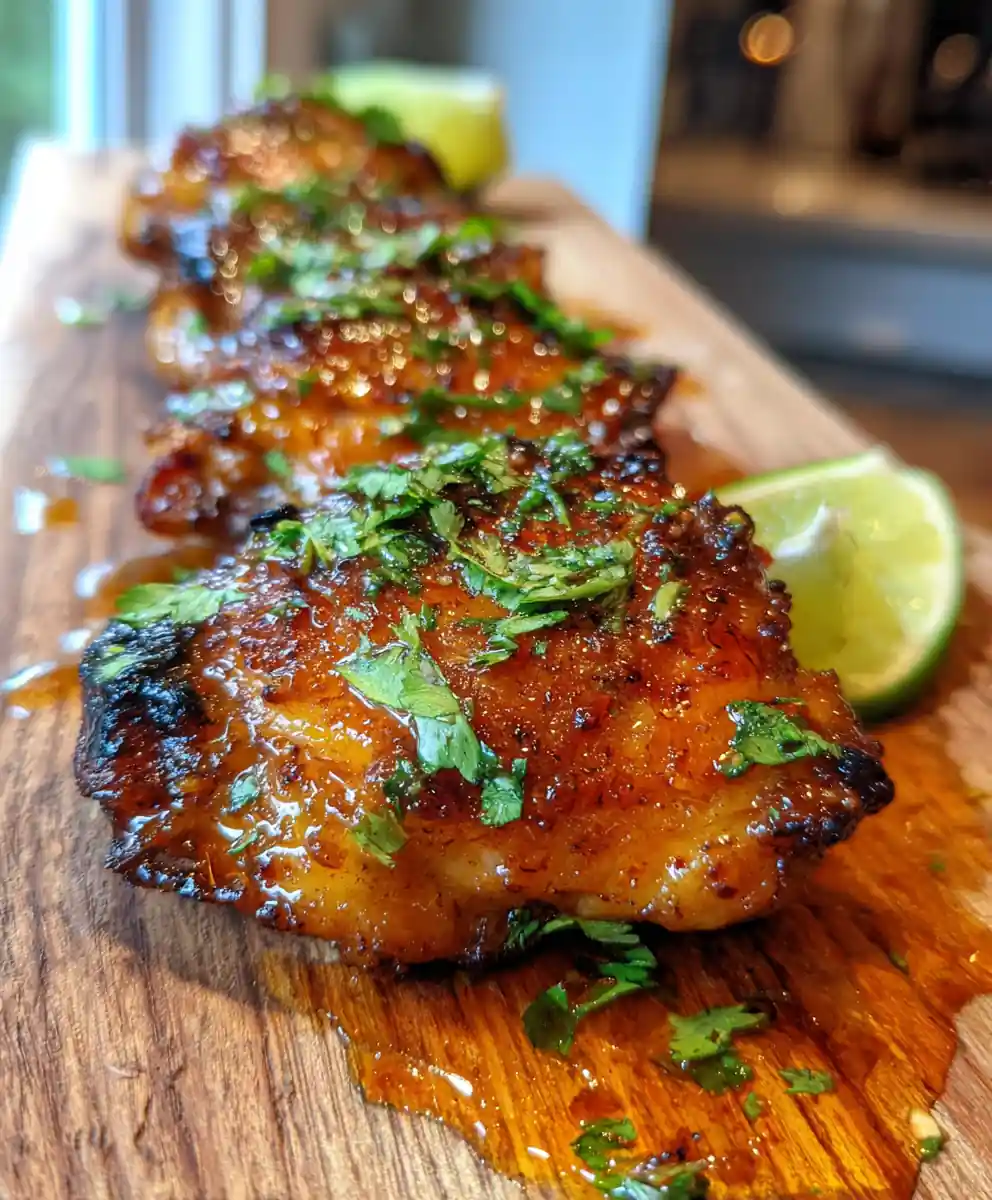 Garlic Butter Chicken Skillet with Smoky Chipotle Honey Glaze