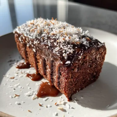 German Chocolate Pound Cake With Espresso Caramel Nut Glaze 1767842862.8818192