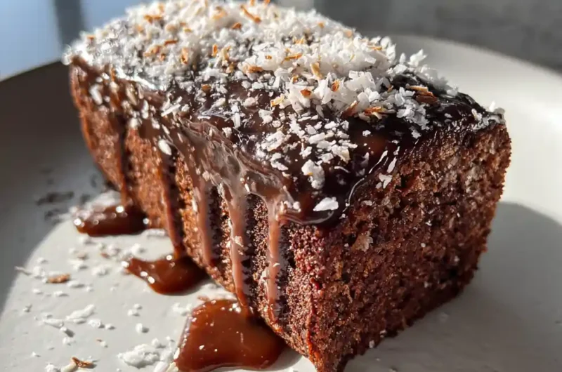German Chocolate Pound Cake With Espresso Caramel Nut Glaze 1767842862.8818192