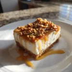 Ginger Caramel Swirl Cheesecake Bars With Toasted Pistachio 1767831482.1085827