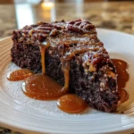 Gooey Chocolate Pecan Cake With Caramel Swirl 1767793955.704235