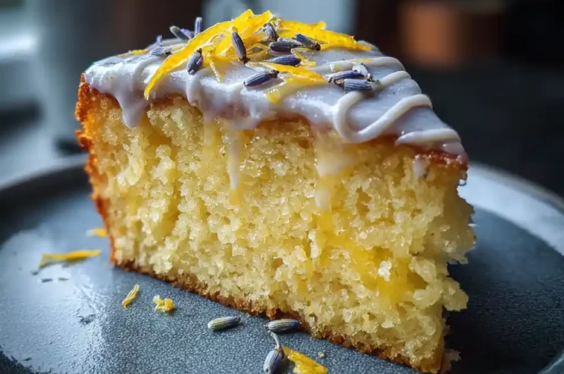 Heavenly Lemon Cake With Lavender Cream Cheese Swirl 1767817959.8818038