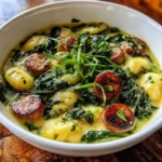 Herbed Chicken Sausage Gnocchi Soup With Sage Ricotta Swirl 1767826662.4085212