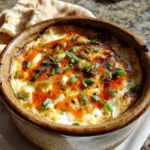 Hot Smoked Gouda Beef Dip With Roasted Red Pepper Swirl 1767855474.6393516