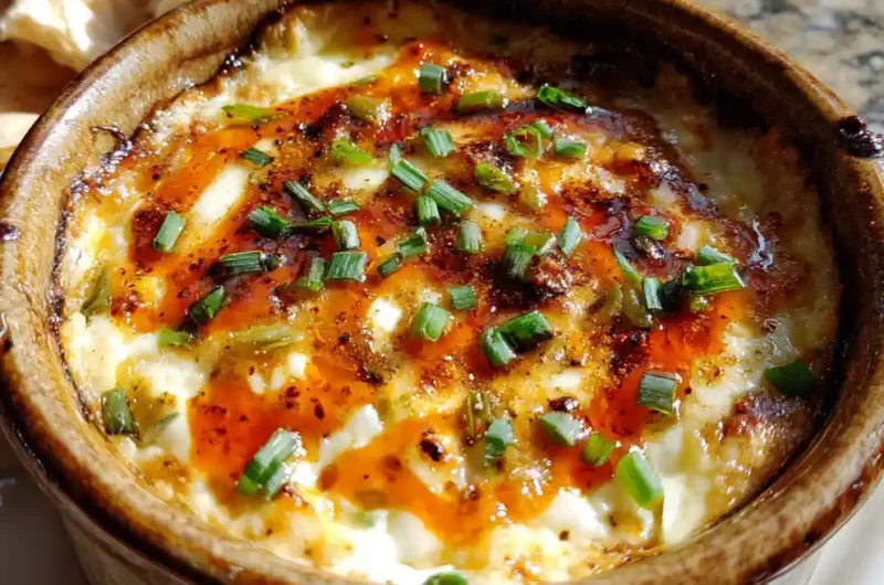 Hot Smoked Gouda Beef Dip With Roasted Red Pepper Swirl 1767855474.6393516