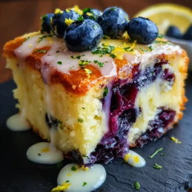 Lemon Cream Cheese Dump Cake With Blueberry Swirl 1767844230.8863986