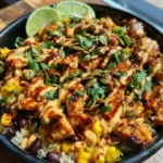 One Pot Chicken Burrito Bowl With Smoky Chipotle Lime Drizzle 1767854309.111702