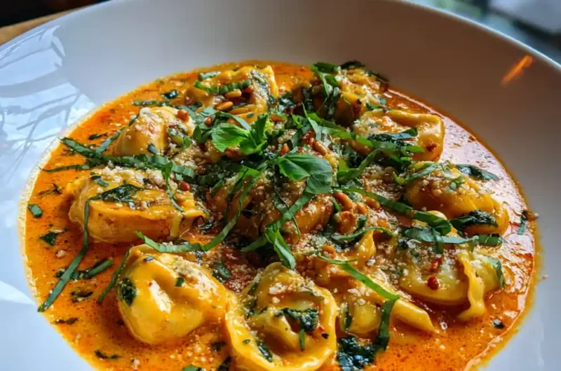 One Pot Spicy Garlic Butter Chicken Tortellini 1767797615.9919307
